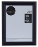 Рамка Inspire Liza 30х40 см цвет чёрный