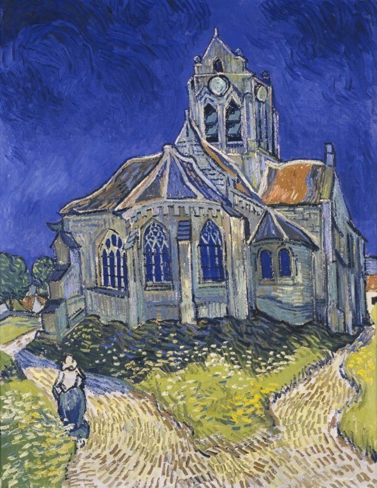 Vincent van Gogh - The Church in Auvers-sur-Oise, View from the Chevet.jpg