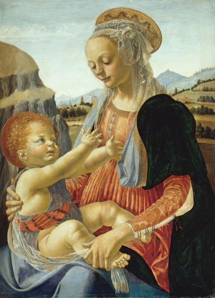 Andrea del Verrocchio - Mary with the Child.jpg